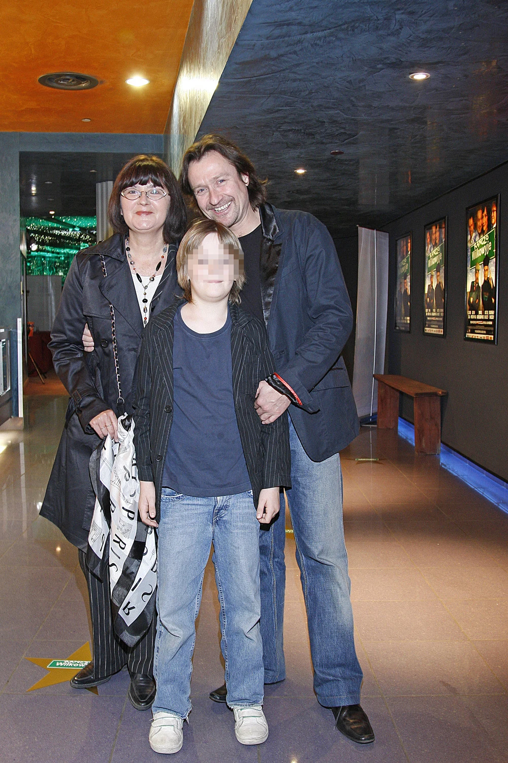 Jacek Kawalec z rodziną, 2008 rok