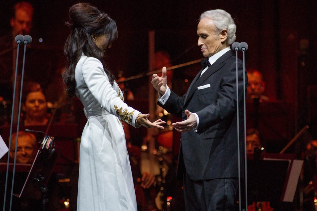 Justyna Steczkowska i Jose Carreras w Sopocie