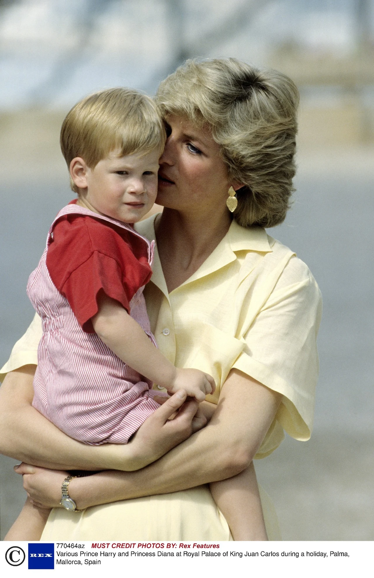 Księżna Diana z małym Harry'm Księżna Diana z małym Harry'm