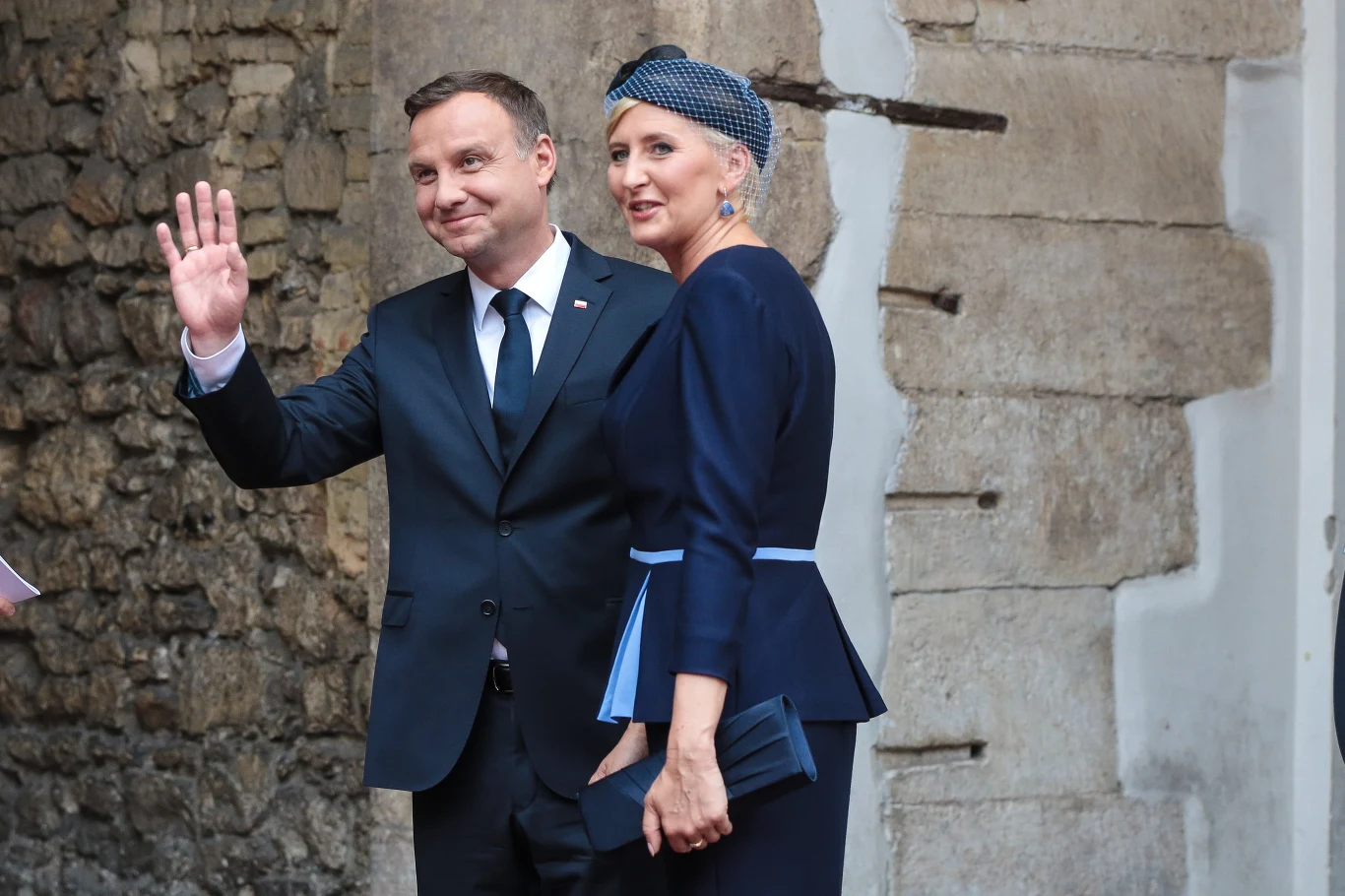 Andrzej Duda z żoną, Agatą Kornhauser-Dudą