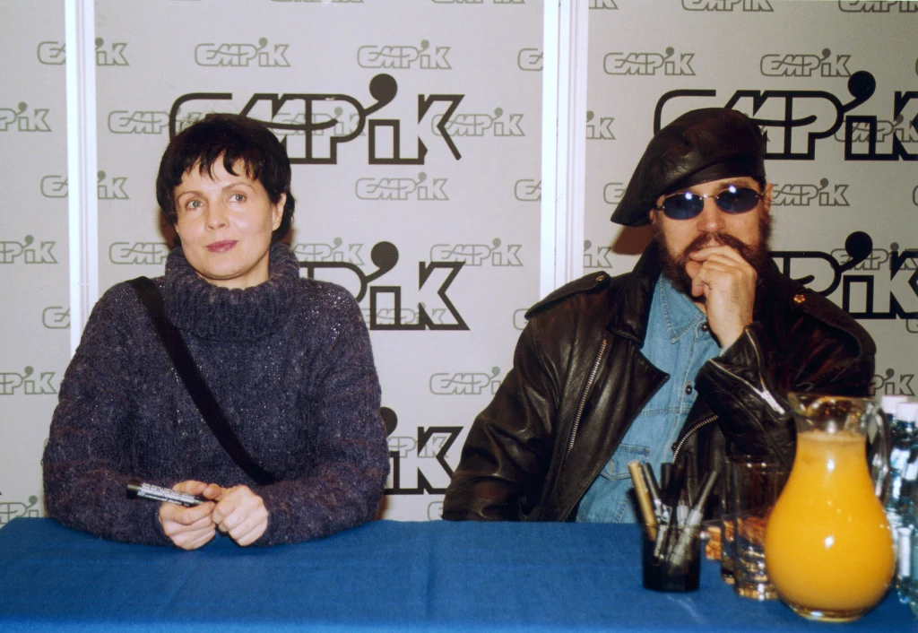 Małgorzata Niemen z Czesławem Niemenem Małgorzata Niemen z Czesławem Niemenem