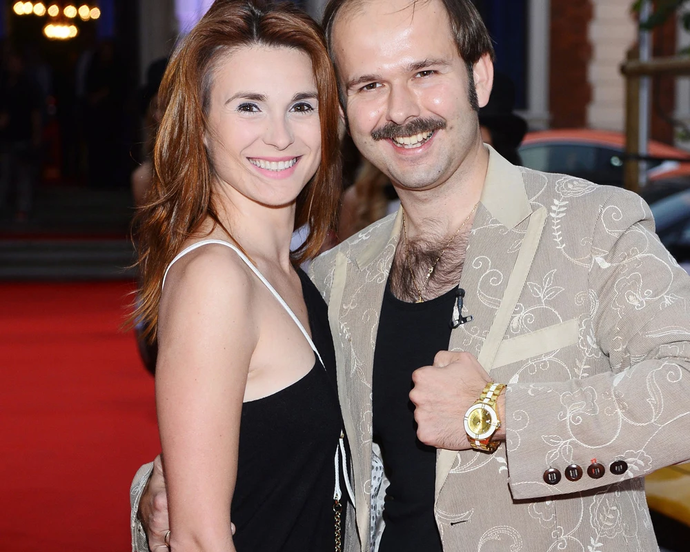 Sławek z żoną Sławek z żoną