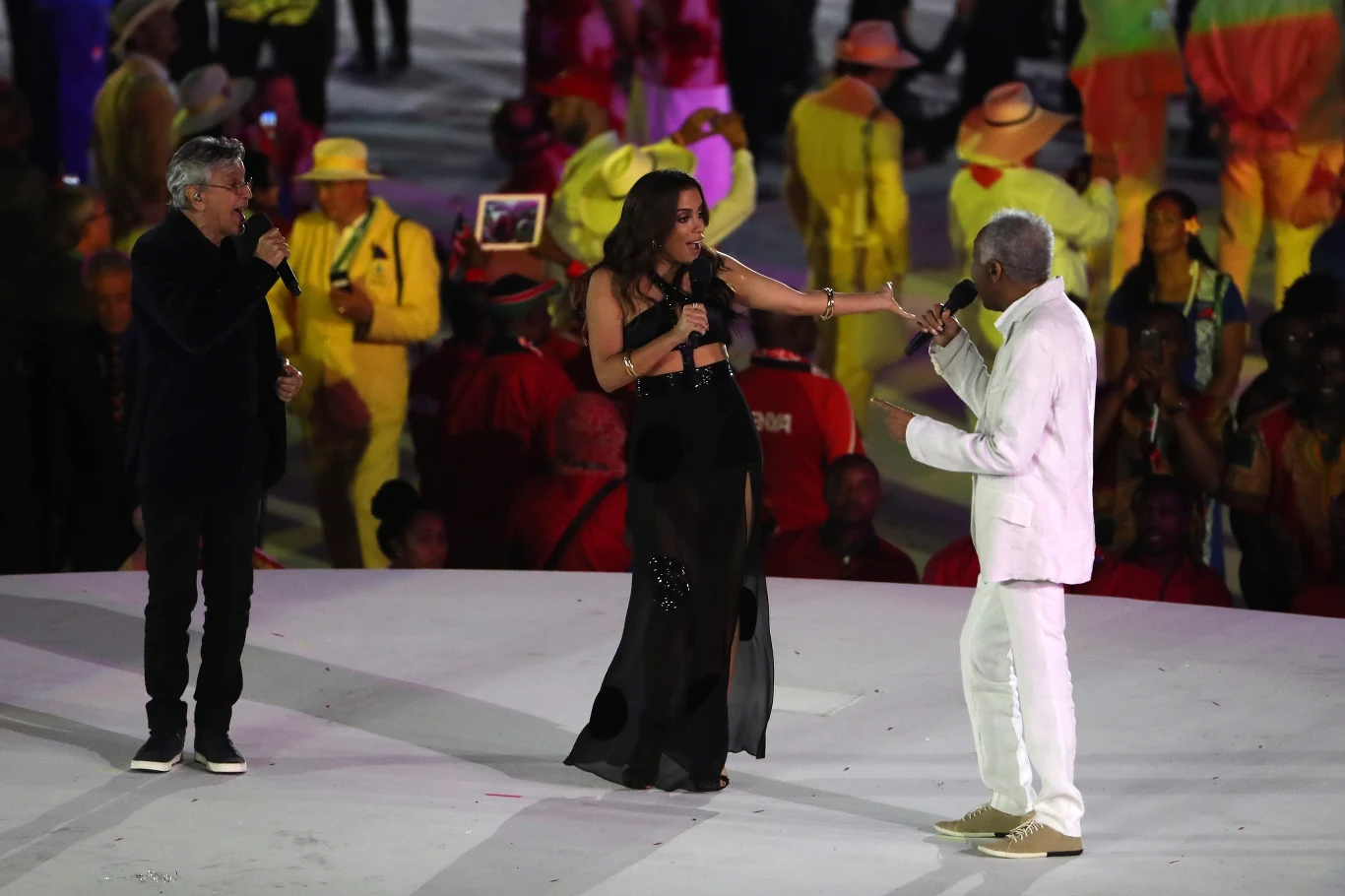 Anitta w trakice ceremonii otwarcia igrzysk w Rio