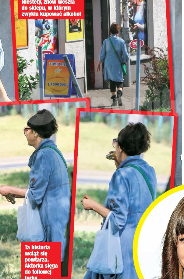 Paparazzi już nie raz sfotografowali Kotulankę z butelką alkoholu. Oby nigdy więcej! Paparazzi już nie raz sfotografowali Kotulankę z butelką alkoholu. Oby nigdy więcej!