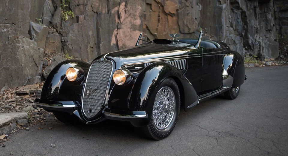 Alfa Romeo 8C 2900B Lungo Spider by Touring