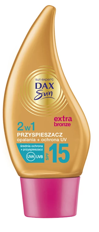 DAX SUN Extra Bronze Przyspieszacz opalania + ochrona UV SPF 15