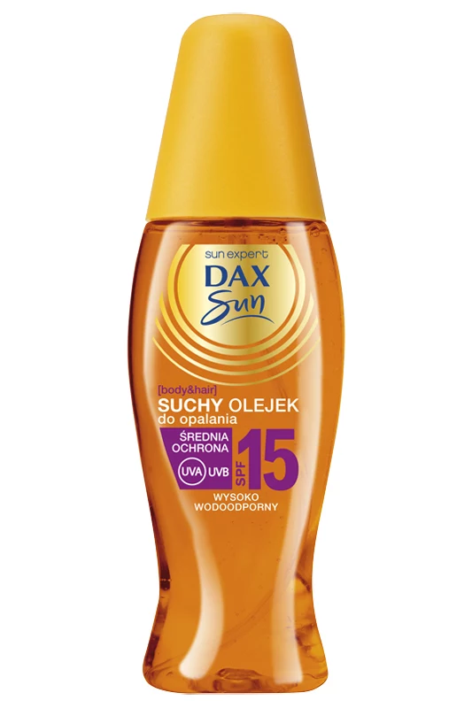 DAX Sun Suchy olejek do opalania (body & hair) SPF 15