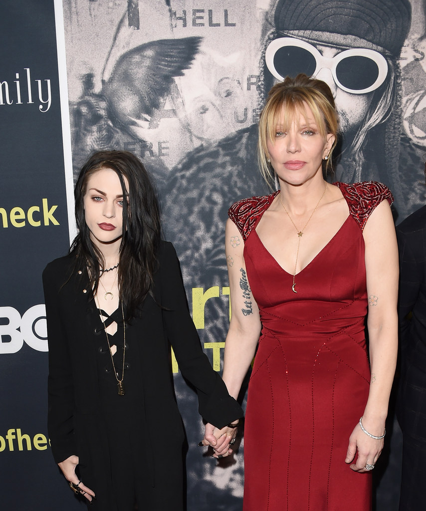 Frances Bean Cobain z matką, Courtney Love