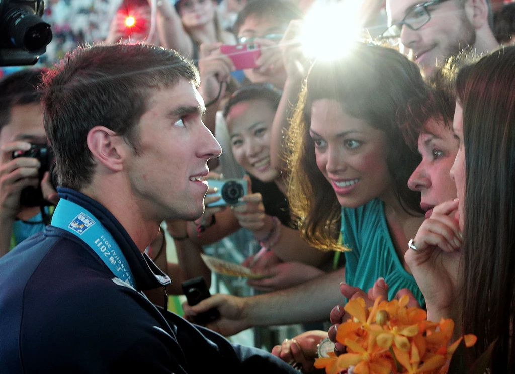 Nicole Johnson i Michael Phelps