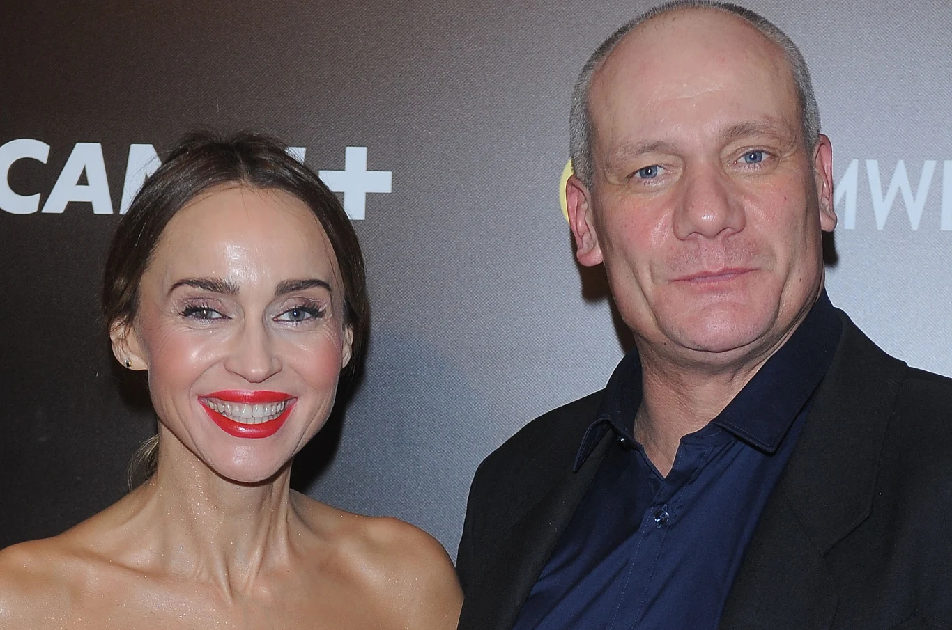 Piotr Zelt z ukochaną Piotr Zelt z ukochaną