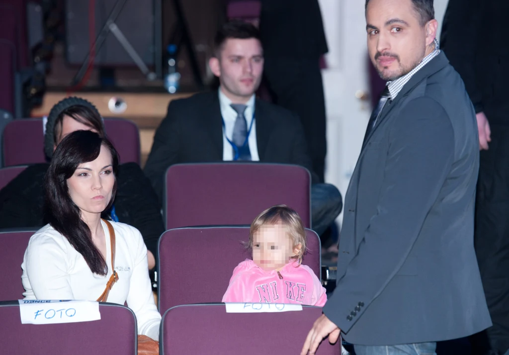 Nina Tyrka i Agustin Egurrola z córką Nina Tyrka i Agustin Egurrola z córką