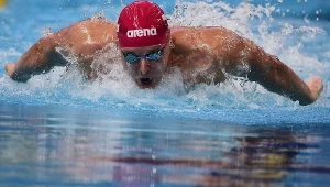 Konrad Czerniak podczas wyścigu