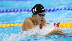 Rie Kaneto podczas wyścigu