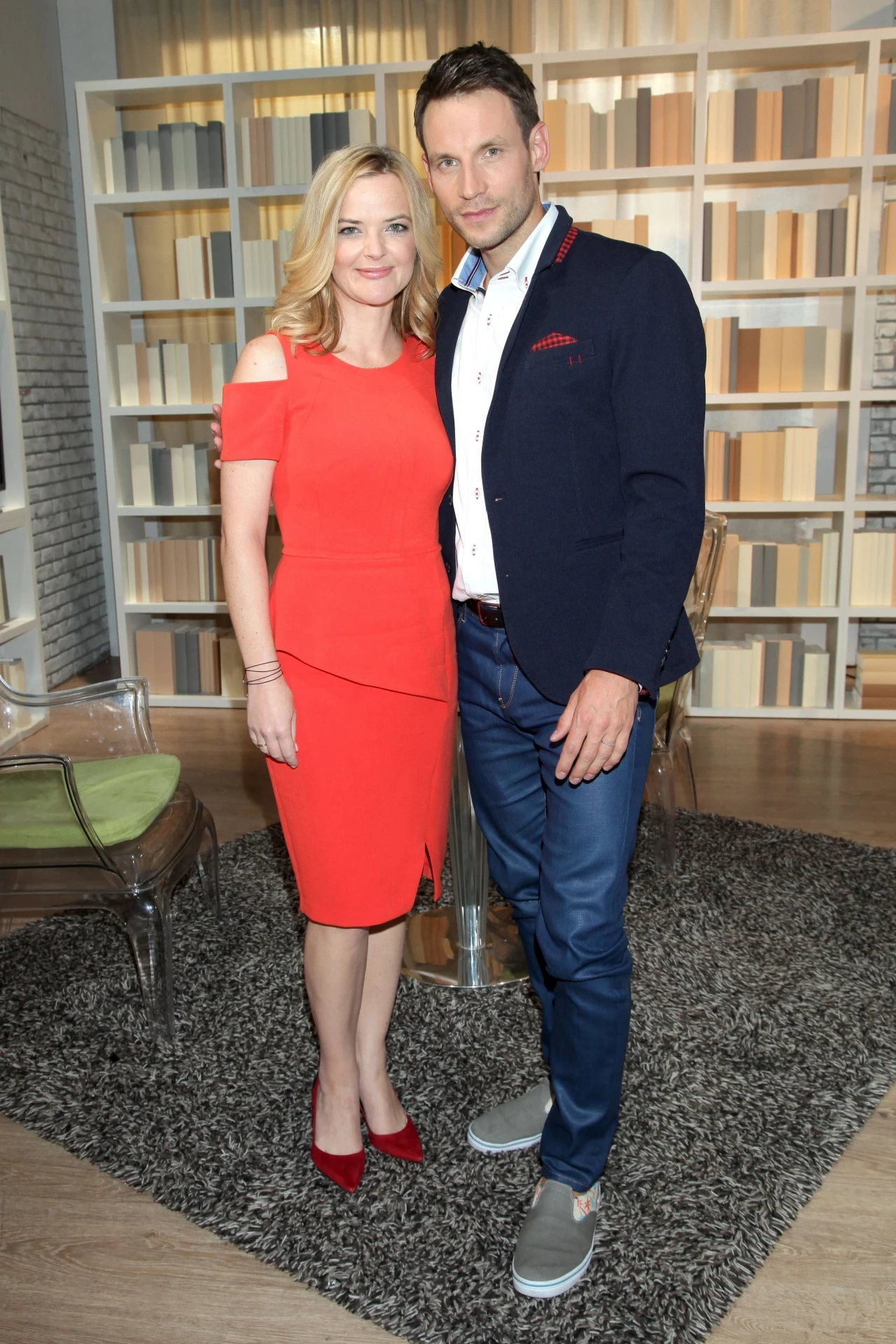 Tomasz Wolny z Moniką Zamachowską Tomasz Wolny z Moniką Zamachowską