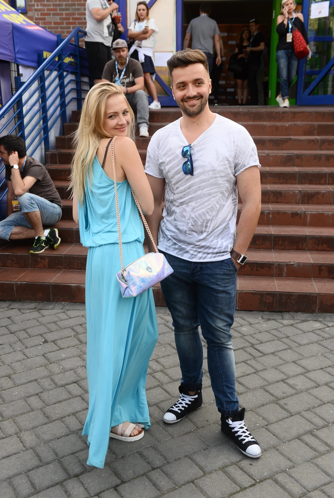 Basia Kurdej-Szatan z mężem Rafałem Basia Kurdej-Szatan z mężem Rafałem