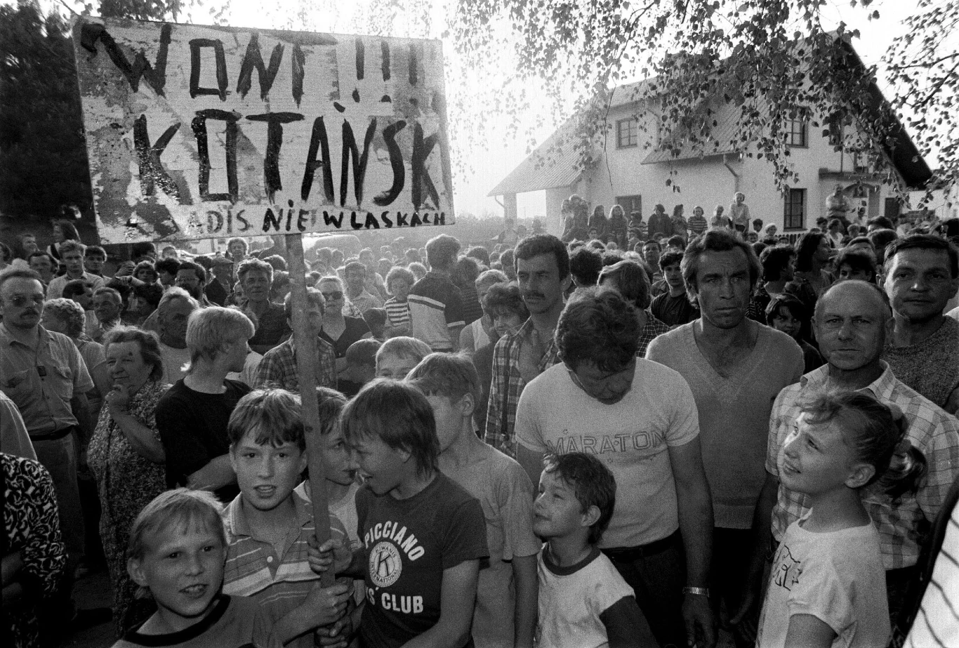 Protest mieszkańców przeciwko budowie ośrodka Monar