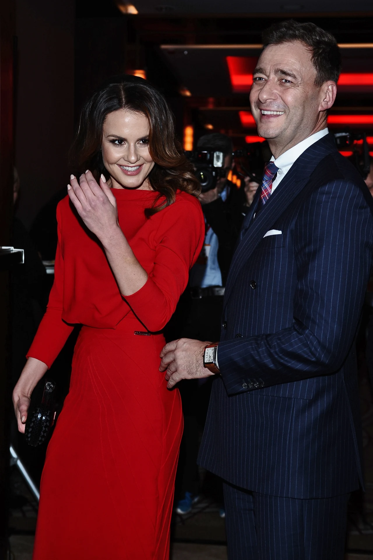 Rozenek z obecną partnerką Rozenek z obecną partnerką