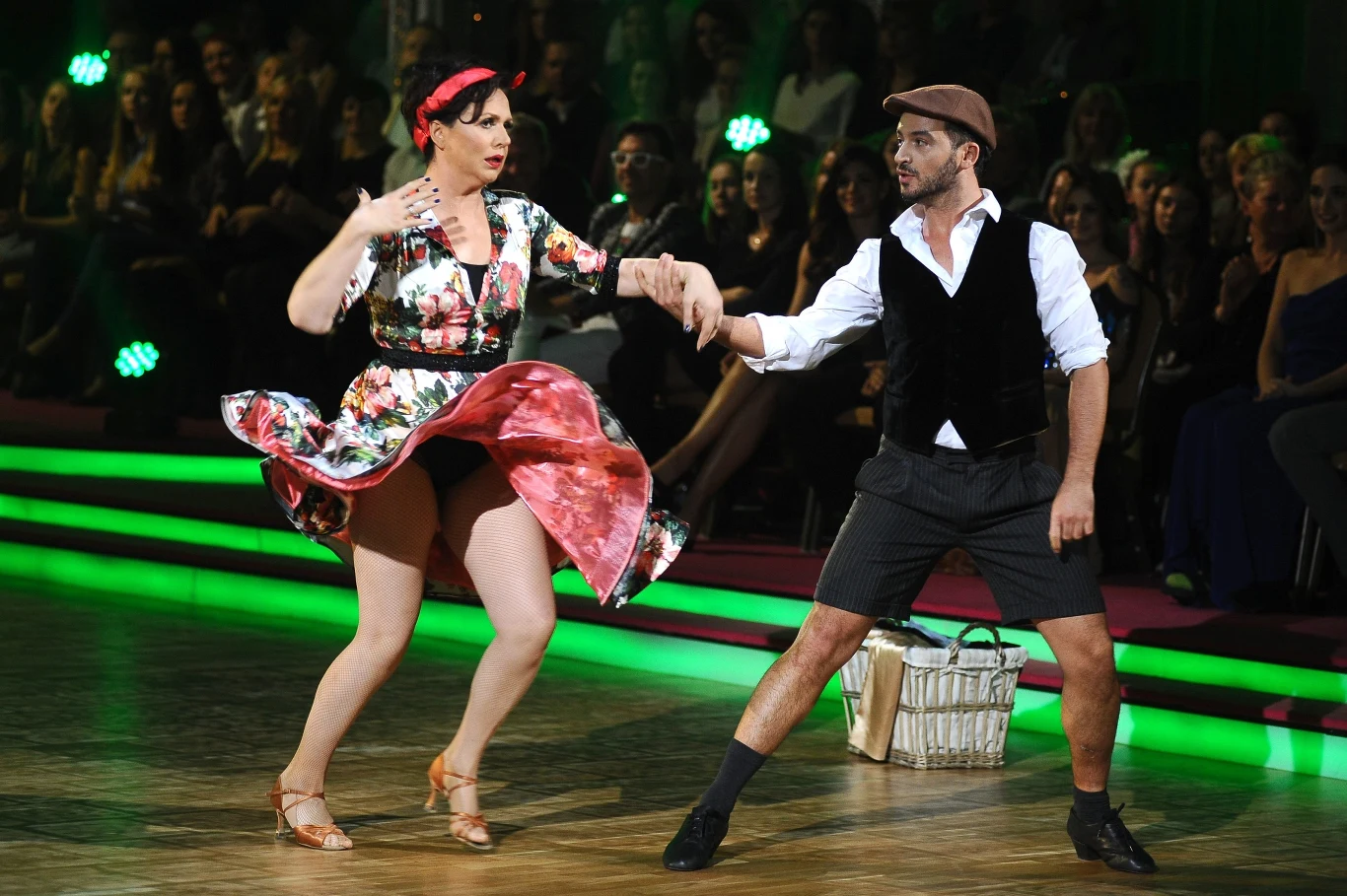 Małgorzata Pieńkowska na parkiecie "Tańca z gwiazdami"