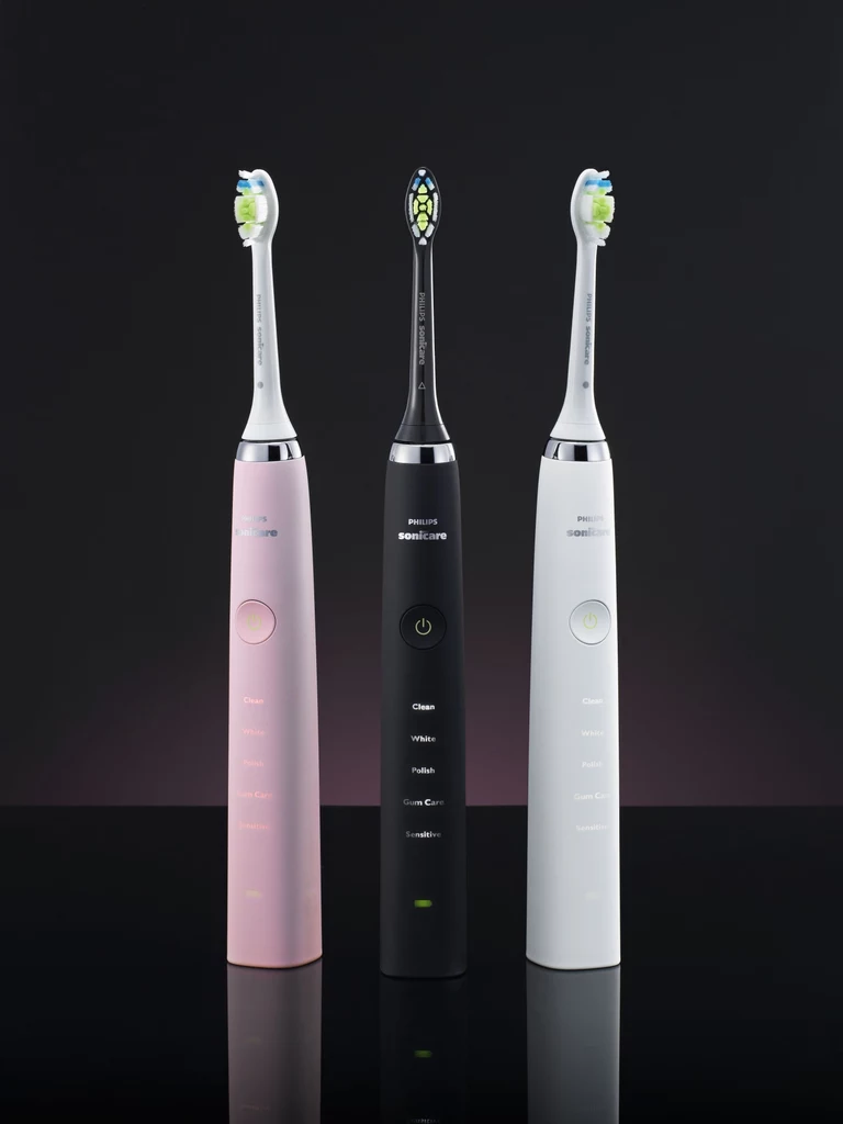 Szczoteczki Philips Sonicare DiamondClean w różnych wariantach kolorystycznych