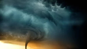 Małą łódką wpłynęli w tornado. Nagranie pokazuje jego potęgę