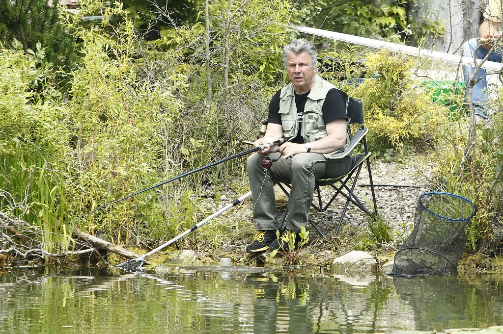 Emilian Kamiński na rybach Emilian Kamiński na rybach
