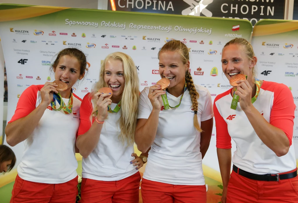 Maria Springwald, Joanna Leszczyńska, Agnieszka Kobus i Monika Ciaciuch wywalczyły brązowy medal w wioślarstwie Maria Springwald, Joanna Leszczyńska, Agnieszka Kobus i Monika Ciaciuch wywalczyły brązowy medal w wioślarstwie