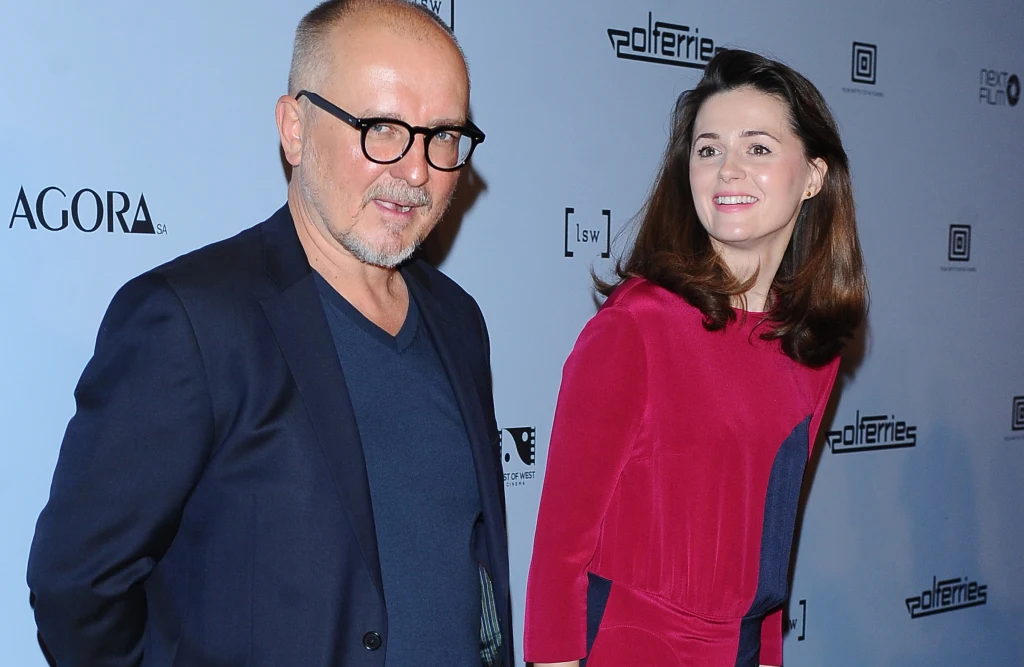 Agnieszka Grochowska z męzem