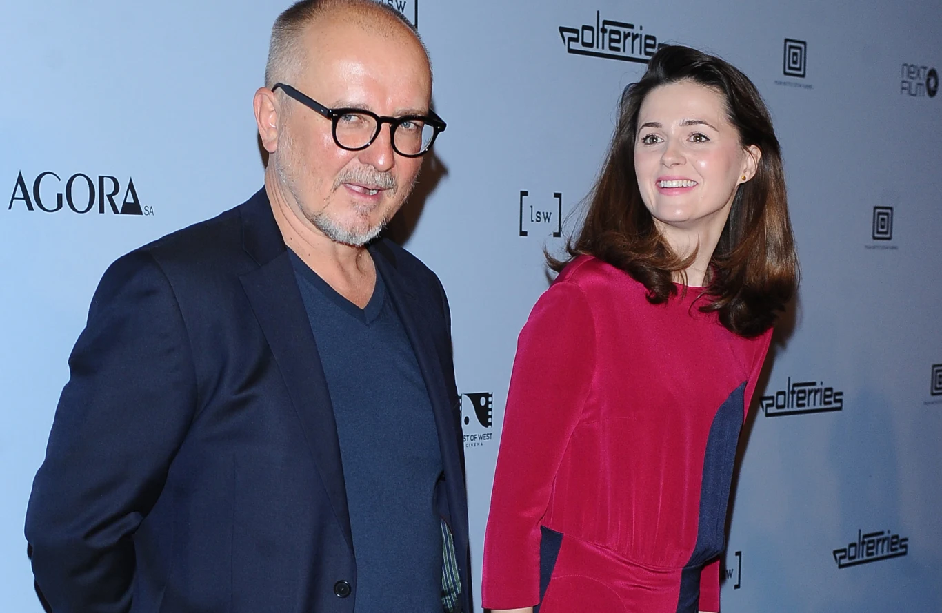 Agnieszka Grochowska z męzem Agnieszka Grochowska z męzem