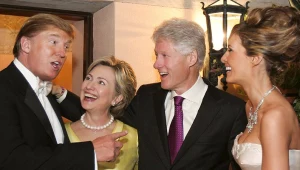 Państwo Clintonowie na weselu Donalda Trumpa