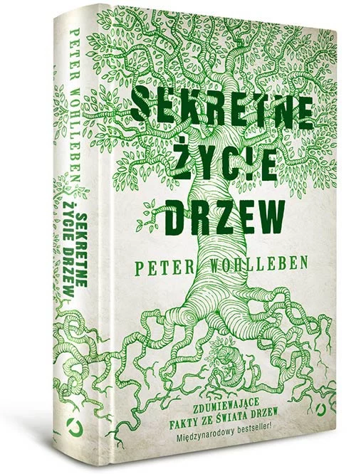 Okładka książki Petera Wohllebena "Sekretne życie drzew"