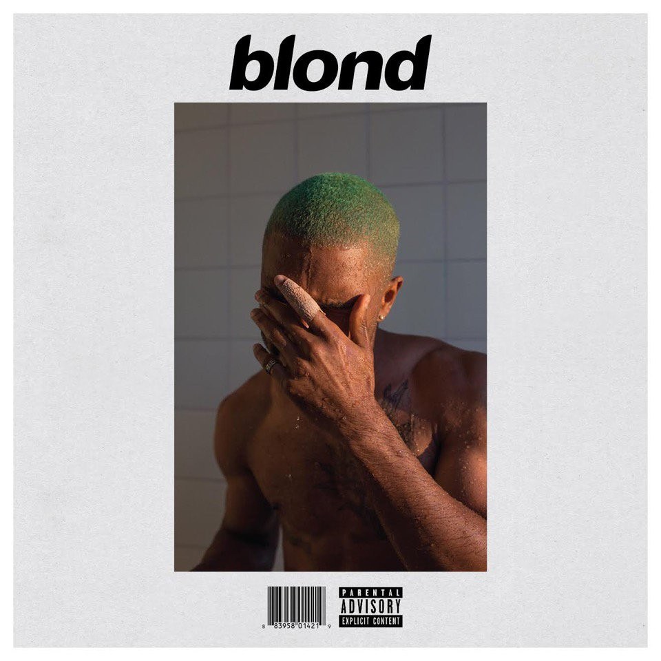 Frank Ocean na okładce płyty "Blonde"