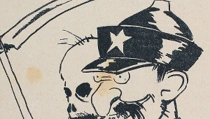 Ilustracja satyryczna z epoki: Polacy nie mieli wątpliwości co do prawdziwych zamiarów bolszewików