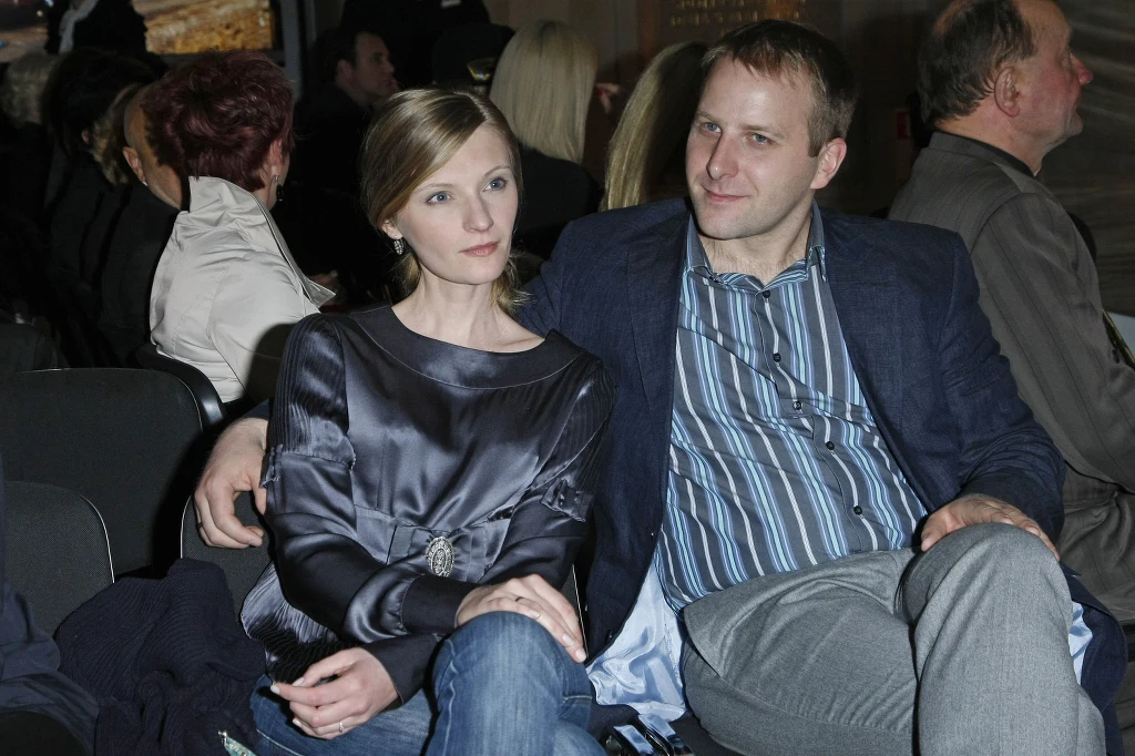 Agata Buzek z mężem Adamem Mazanem