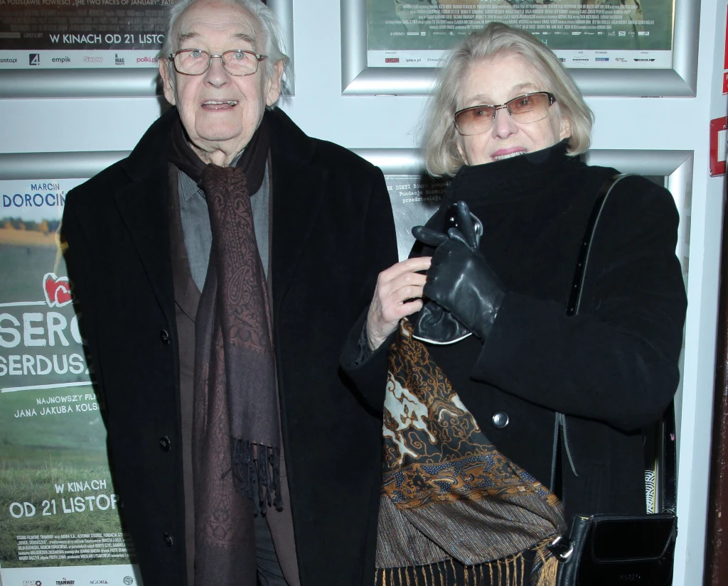 Wajda z Krystyną Zachwatowicz Wajda z Krystyną Zachwatowicz