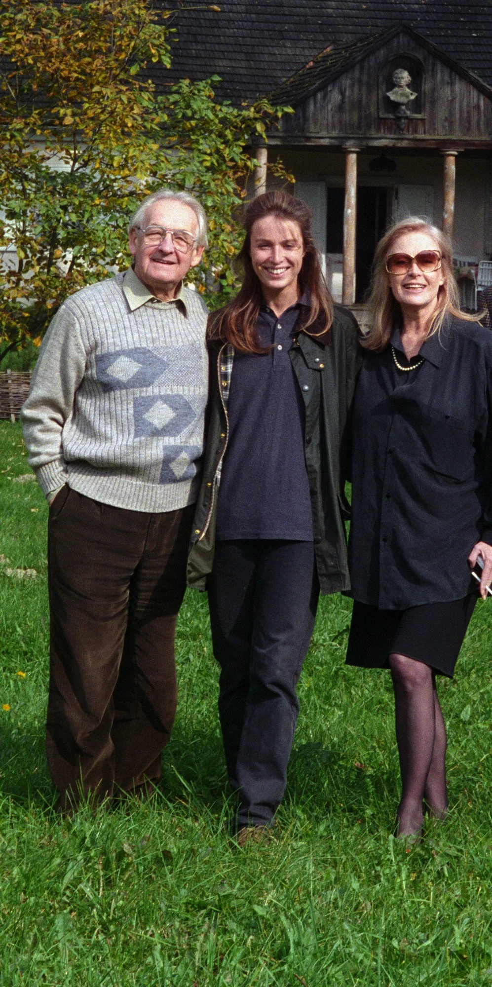 Wajda z Beatą i córką Karoliną Wajda z Beatą i córką Karoliną