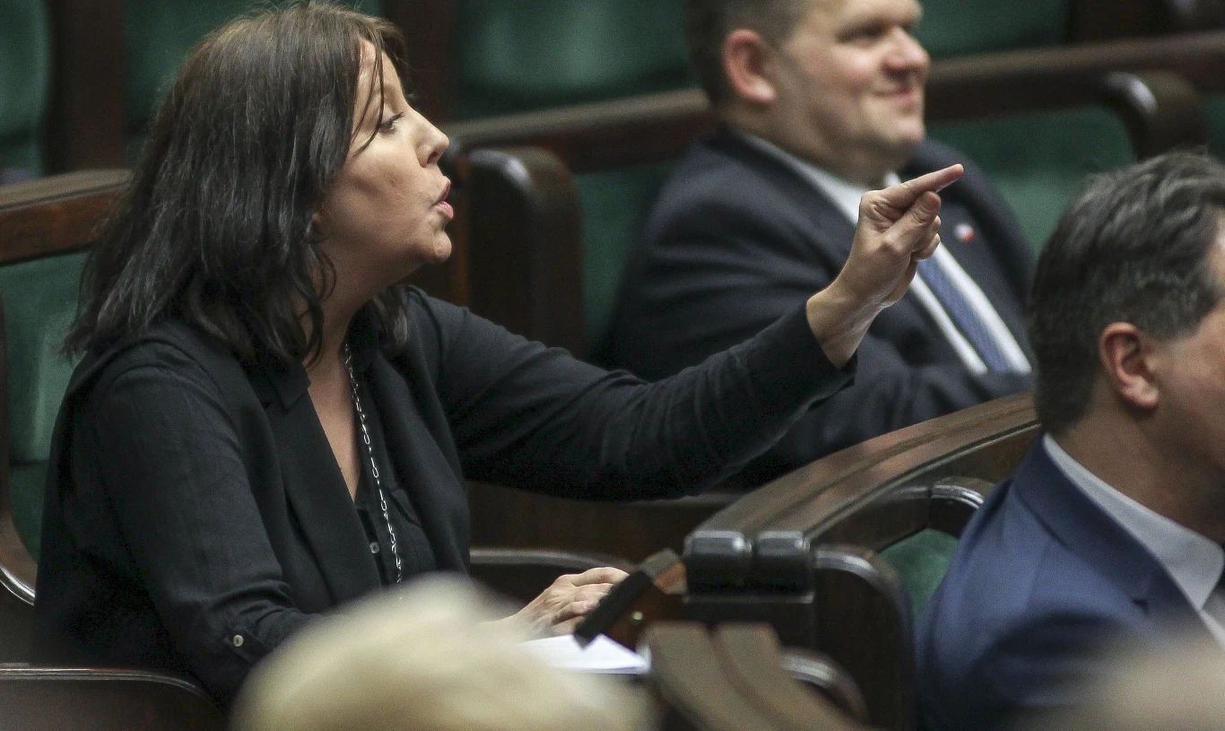 Joanna Lichocka w Sejmie Joanna Lichocka w Sejmie