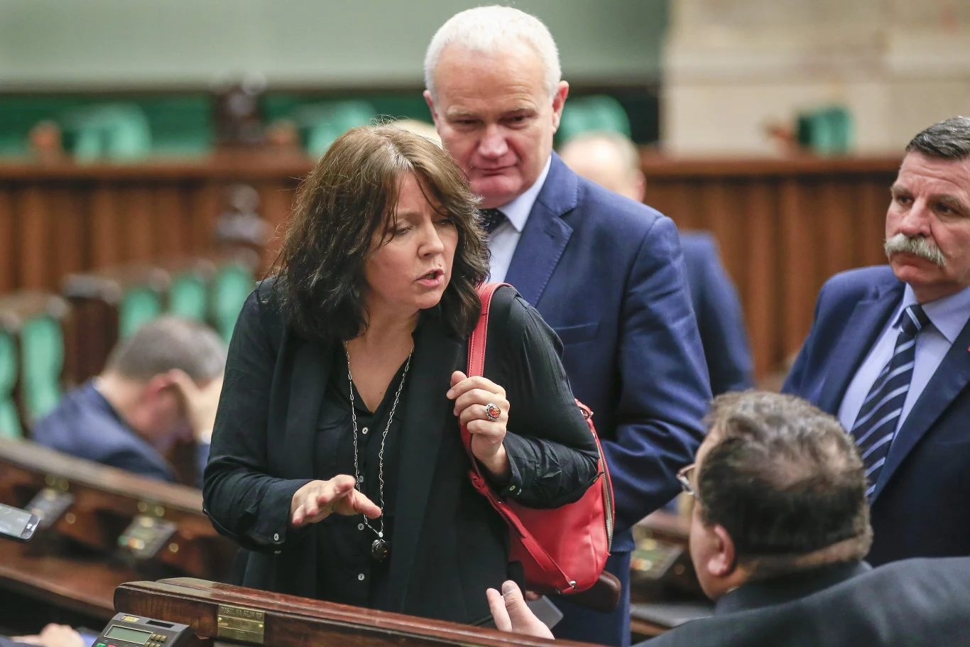 Joanna Lichocka w Sejmie Joanna Lichocka w Sejmie