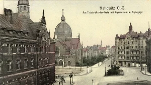 Synagoga Wielka w Katowicach. Początek XX wieku 