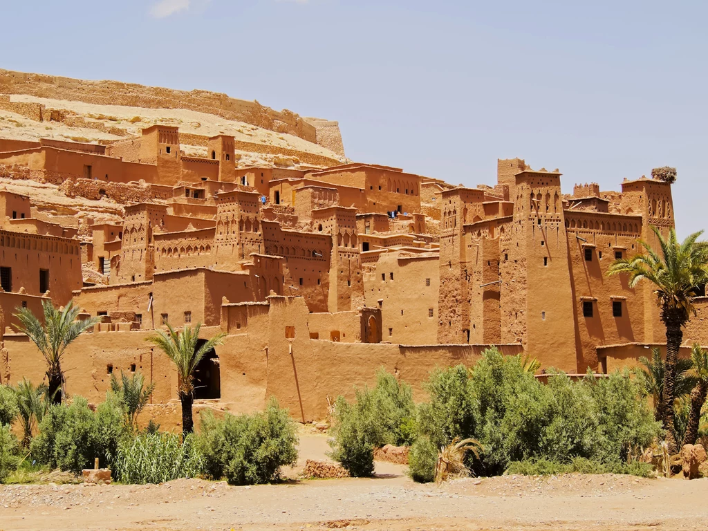 Ufortyfikowane miasto Ait Benhaddou w Maroku