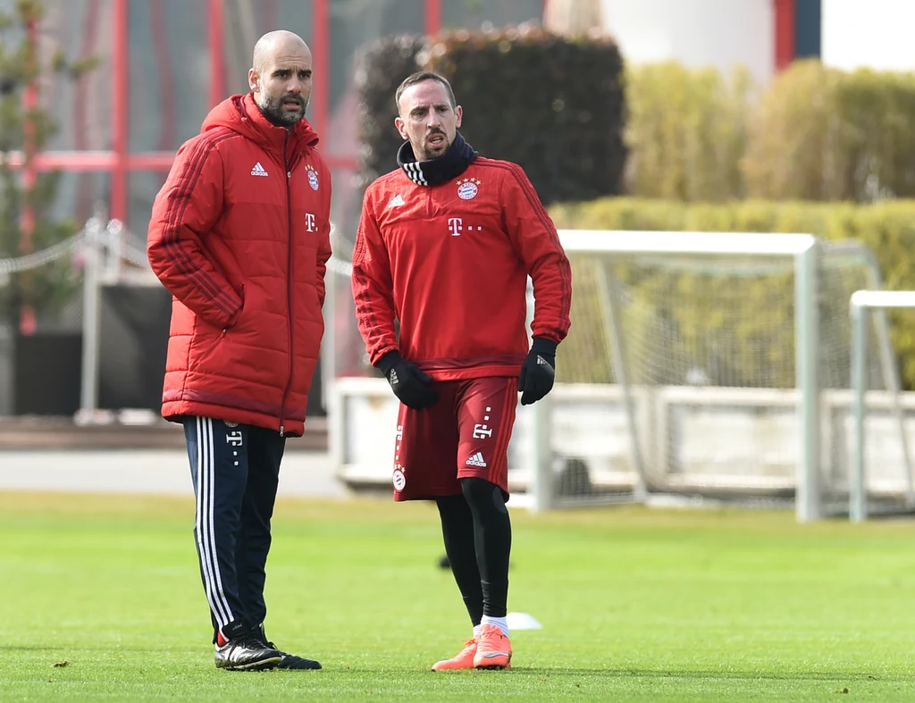 Ribery pracował z Guardiolą w latach 2013-2016 w Monachium Ribery pracował z Guardiolą w latach 2013-2016 w Monachium