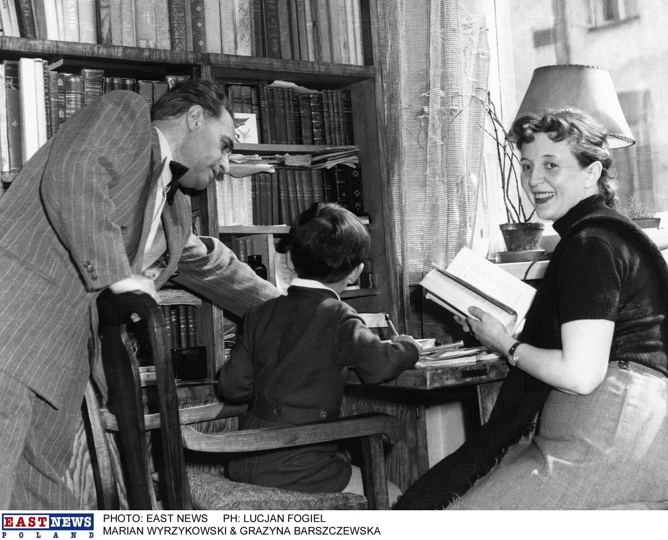 Wyrzykowski i Barszczewska z synem Wyrzykowski i Barszczewska z synem