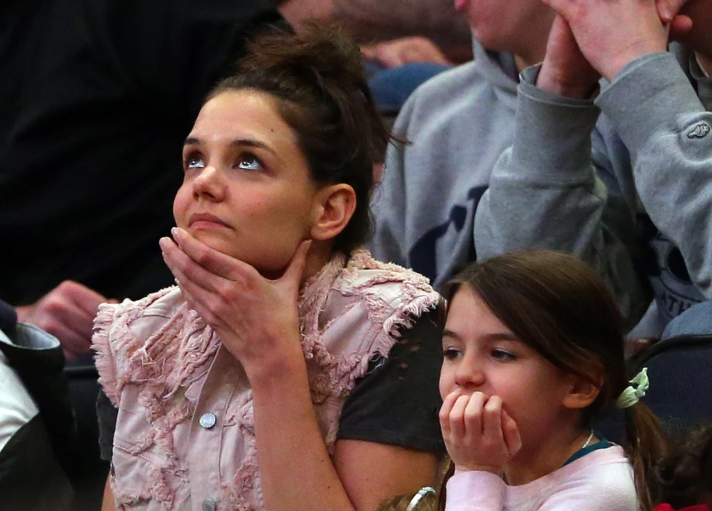 Katie Holmes z córką Katie Holmes z córką