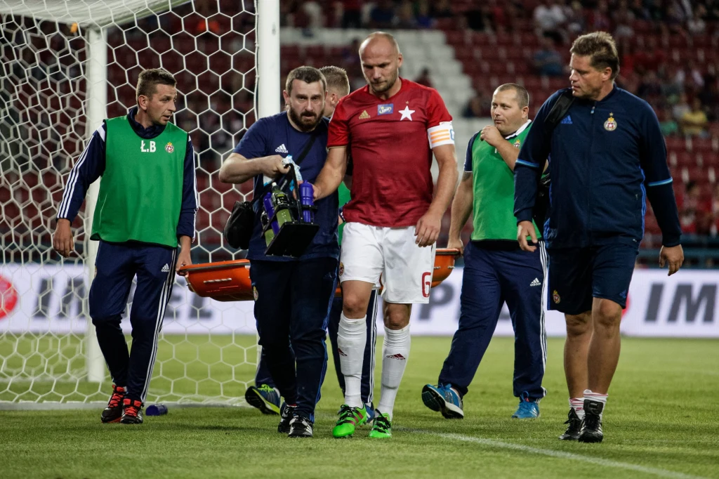 Arkadiusz Głowacki podczas spotkania Wisła - Śląsk Arkadiusz Głowacki podczas spotkania Wisła - Śląsk