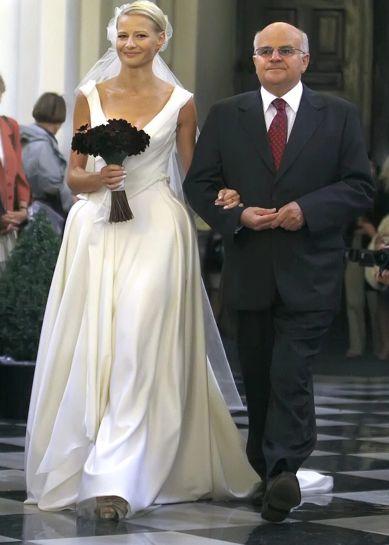 Małgorzata Kożuchowska z tatą