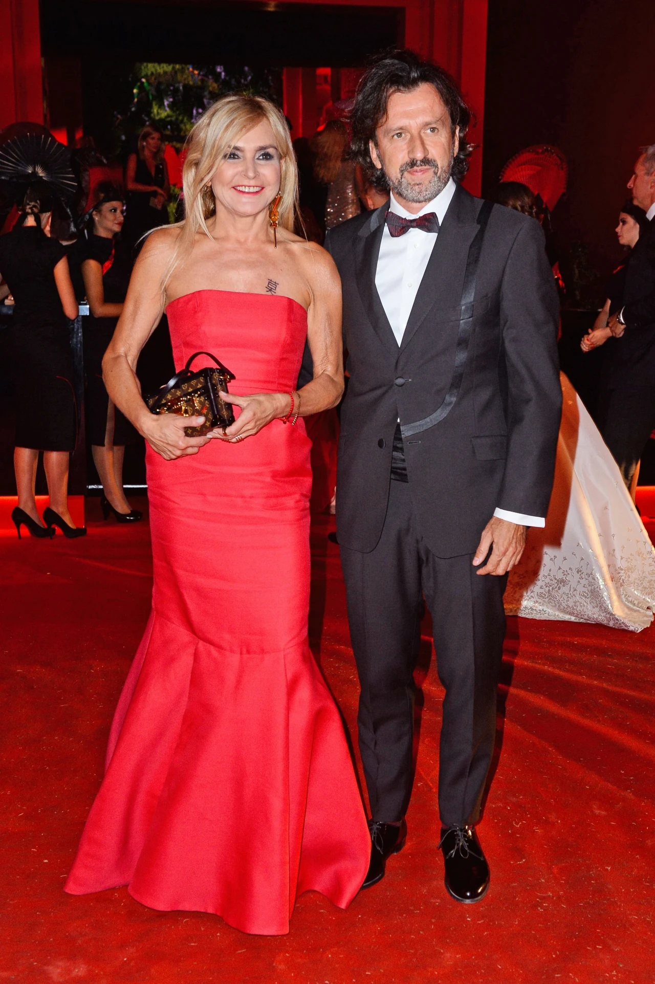 Monika Olejnik z partnerem