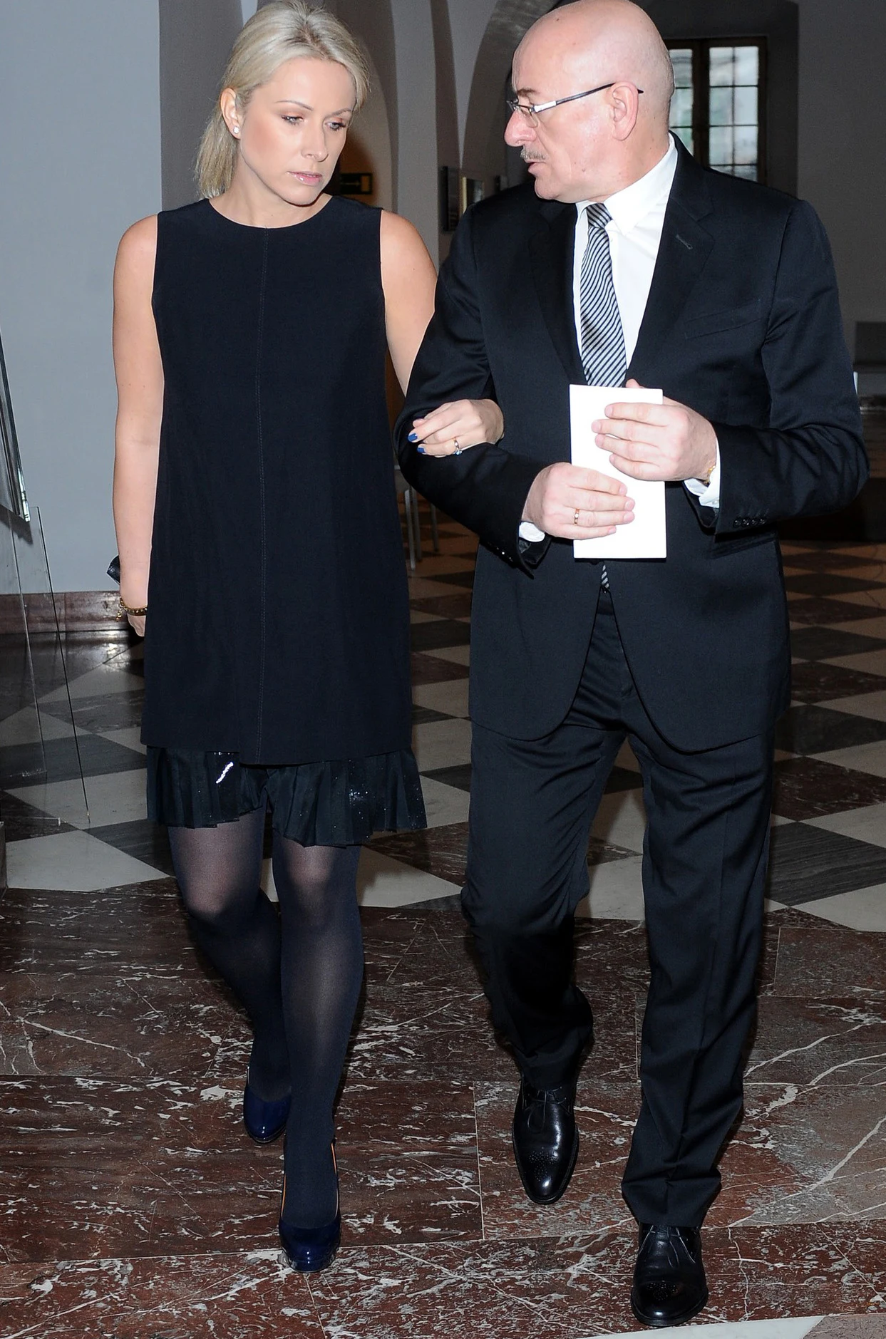 Marcin Daniec z żoną Marcin Daniec z żoną