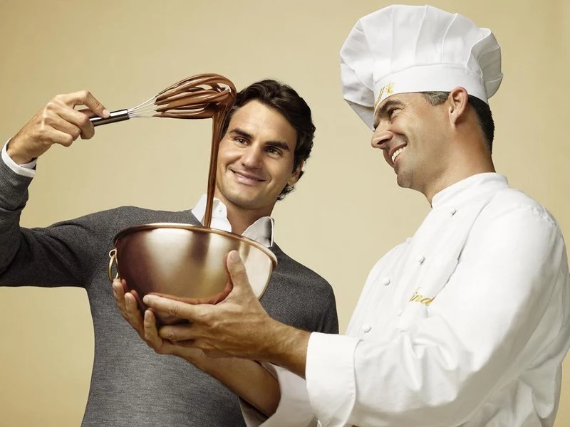 Roger Federer - ambasador czekolady Lindt