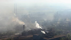 Widok na Nową Hutę z lotu ptaka