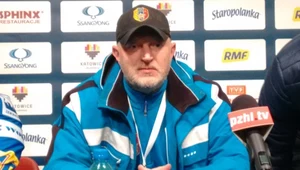 Trener TatrySki Podhala Marek Ziętara.