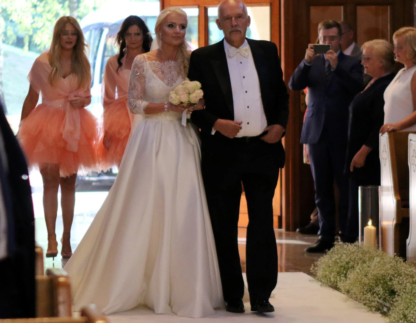 Janusz Korwin-Mikke z córką Korynną Janusz Korwin-Mikke z córką Korynną